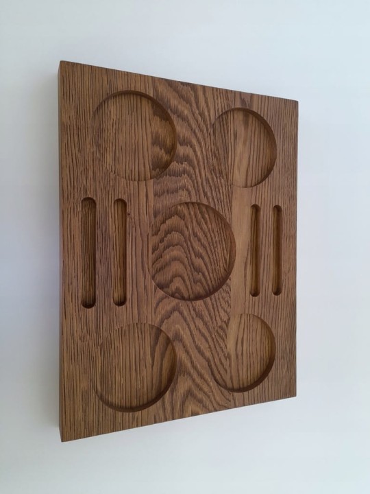 Deska taca na napoje whisky wino dębowa postarzana prezent parapetówka dąb