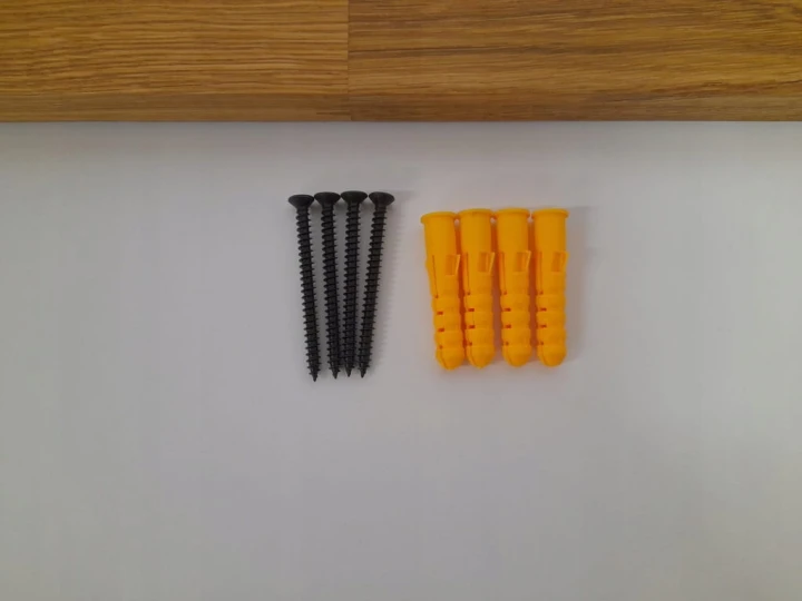 Półka drewniana dębowa ścienna do salonu kuchni loft na ścianę 100cm dąb